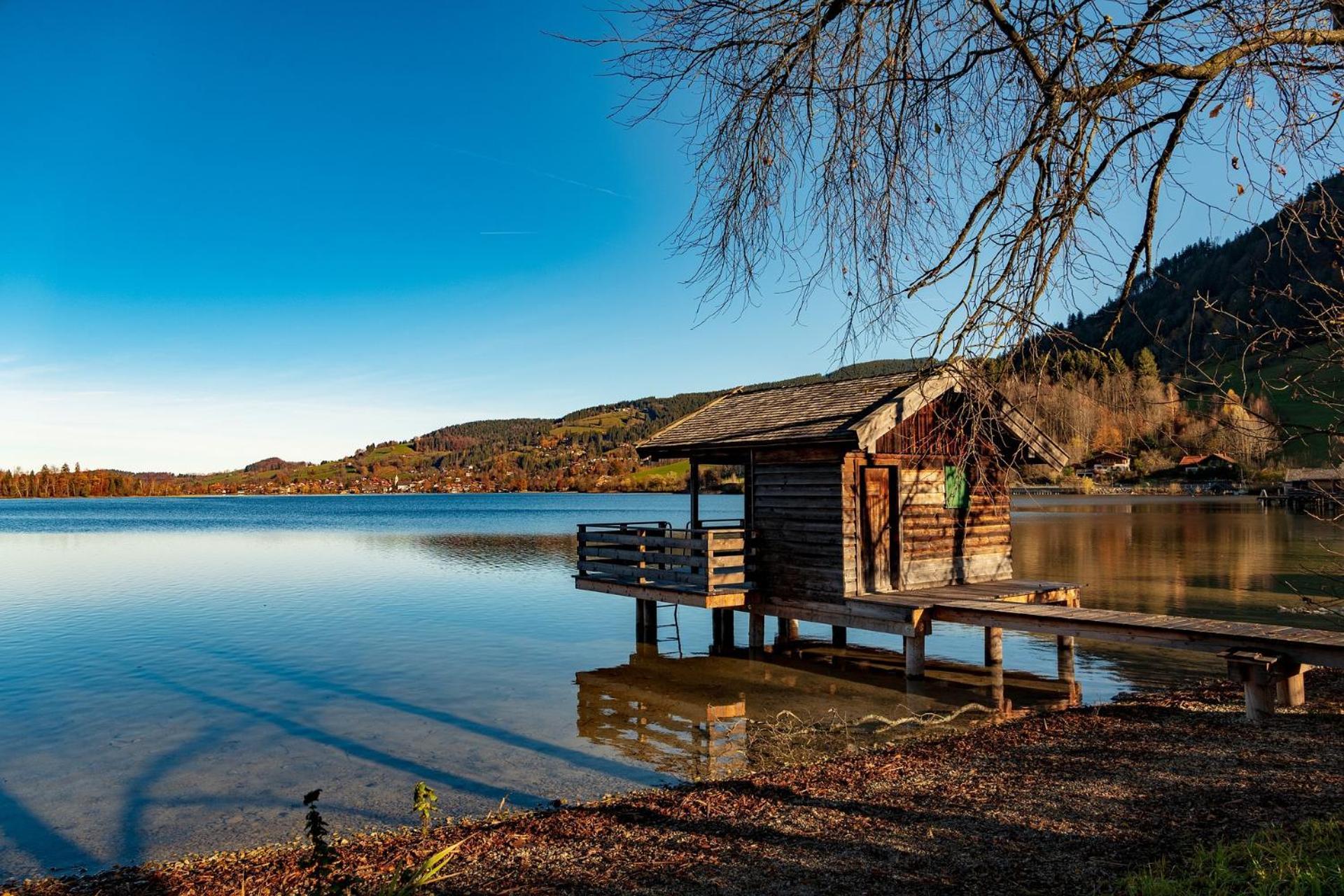 Studio Am Duernbach - Modern, Ruhig & Zentral Am Schliersee Mit Parkplatz Экстерьер фото